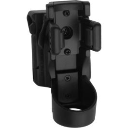 Funda táctica para linterna ESP 34 mm con rotación de 360 grados y pinza para cinturón de hasta 6 cm de ancho