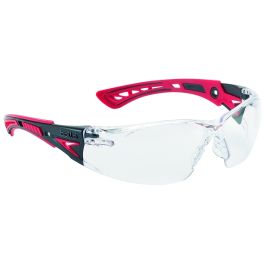 Gafas de protección lentes transparentes antivaho antirayado puente nasal ajustable patillas ultraflexibles policarbonato