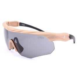 Gafas de protección ocular con 3 lentes intercambiables coyote