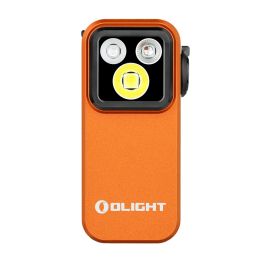 Linterna recargable Oclip Pro S EDC 5 en 1 UV RGB naranja