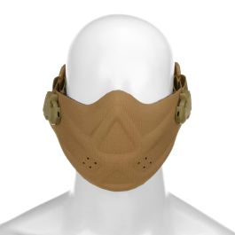 Máscara Ligera de Airsoft Half Face Tan