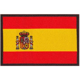 PARCHE BORDADO BANDERA DE ESPAÑA ROJO Y GUALDA