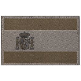 PARCHE BORDADO BANDERA DE ESPAÑA VERDE