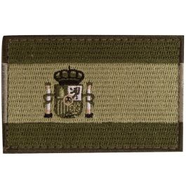 PARCHE TEXTIL BANDERA DE ESPAÑA OLIVA