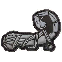 PARCHE GOMA 3D ESCORPIÓN GRIS