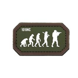 PARCHE PVC 3D AIRSOFT EVOLUTION VERDE