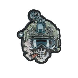 PARCHE SKULL OPERATOR 3D UV