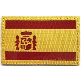 PARCHE IR BANDERA DE ESPAÑA GUALDA