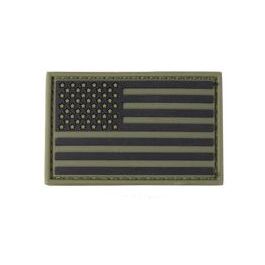 PARCHE 3D BANDERA USA VERDE OD
