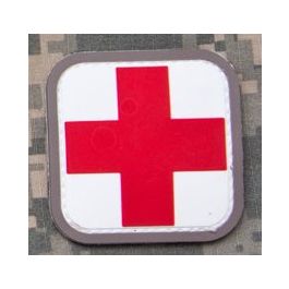 PARCHE MÉDICO GOMA CRUZ ROJA 5X5 CM