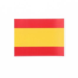 PEGATINA EXTERIOR 2D BANDERA DE ESPAÑA GRANDE AMARILLO