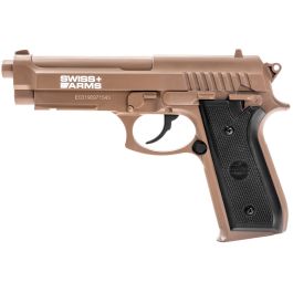 Pistola SWISS ARMS PT92 Tan CO2 4.5mm | 📦 Envío Rápido