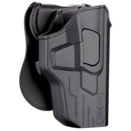 Pistolera rígida diestra compatible con Glock 19 23 32 retención nivel II rotación 360 pala de cinturón