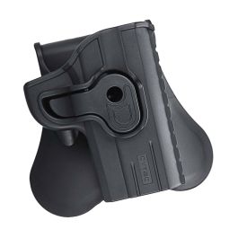Pistolera rígida con retención nivel II para 1911 3 pulgadas diestros liberación rápida ajuste 360 paleta de silicona