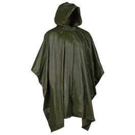 PONCHO IMPERMEABLE VERDE OLIVA