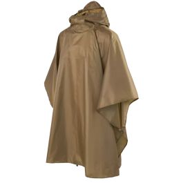 Poncho impermeable ligero coyote