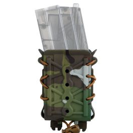 Portacargador semirígido para cargadores M4 y AK compatible MOLLE y cinturón Multicam