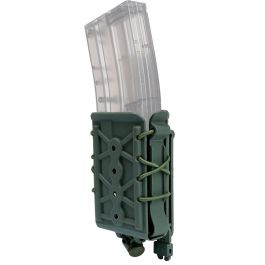 Portacargador rígido compatible MOLLE para cargadores M4 y AK Verde