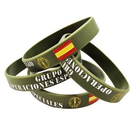 PULSERA DE SILICONA GOE VERDE