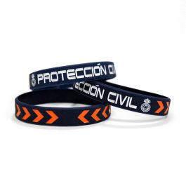 PULSERA DE SILICONA PROTECCIÓN CIVIL AZUL