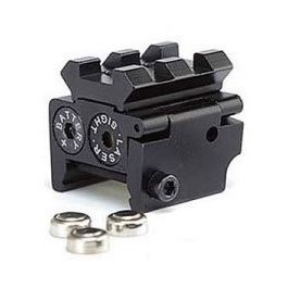 PUNTERO LÁSER COMPACTO RAÍL PICATINNY 22 MM DIODO 650 NM CLASE 3R CON RAÍL INFERIOR