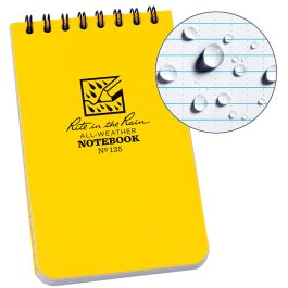 BLOC DE NOTAS IMPERMEABLE 7.5X12.5 CM