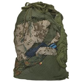 SACO DE MALLA PARA ROPA SUCIA VERDE
