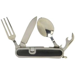 Set CUBIERTOS DE CAMPING INOXIDABLE