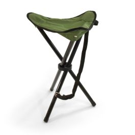 TABURETE DE ACERO PLEGABLE VERDE