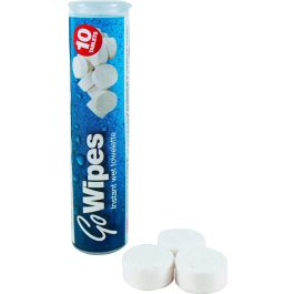 TOALLITAS COMPRIMIDAS EXPANDIBLES DE CELULOSA 100 POR CIENTO NATURAL PARA LIMPIEZA AL AIRE LIBRE