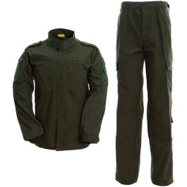 UNIFORME COMPLETO TEJIDO RIPSTOP VERDE OLIVA