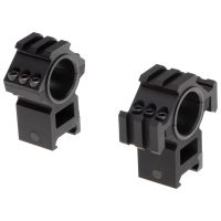 Anillas Aim-O Tri-Side Rail de 1" y 30mm para carril Weaver negro