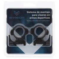 Anillas desmontables 4 tornillos BAT VISION 30mm carril Weaver - Extra Altas