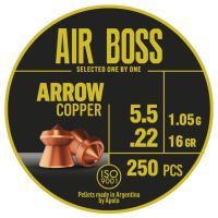 Balines APOLO Arrow Copper 5.5mm - 1,05g - 250 unidades
