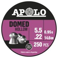 Balines APOLO Domed Hollow 5.5mm - 0,95g - 250 unidades