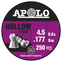 Balines APOLO Hollow Point 4.5mm - 250 unidades