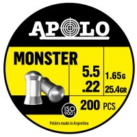 Balines APOLO Monster 5.5mm 1,65g - 200 unidades