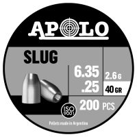 Balines APOLO Slug 6.35mm - 2,6g 200 unidades