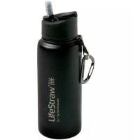 Botella Acero Inoxidable LIFESTRAW Go con Filtro - negra