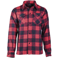 Camisa MILTEC Flannel negro y rojo