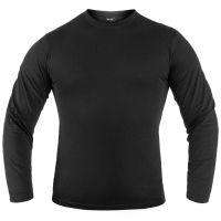 Camiseta algodón MILTEC manga larga negra