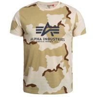 Camiseta ALPHA INDUSTRIES Basic Big Logo desert camo