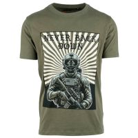 Camiseta FOSTEX Never Back Down verde
