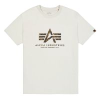 Camiseta ALPHA INDUSTRIES Basic Big Logo Effect Print stone