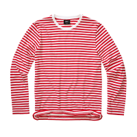 Camiseta BRANDIT Jerseyshirt Stripe Longsleeve roja