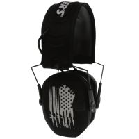 Cascos electrónicos WALKER'S Razor Freedom Series Flag negros