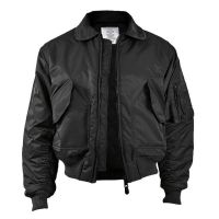 Cazadora Bomber MILTEC US CWU negra