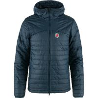 Chaqueta con capucha FJALLRAVEN Expedition X-Lätt azul marino