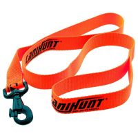 Correa plana para perros CANIHUNT Hunter 120 cm naranja