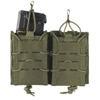 Doble Portacargador de rifle Molle Taco MILTEC verde